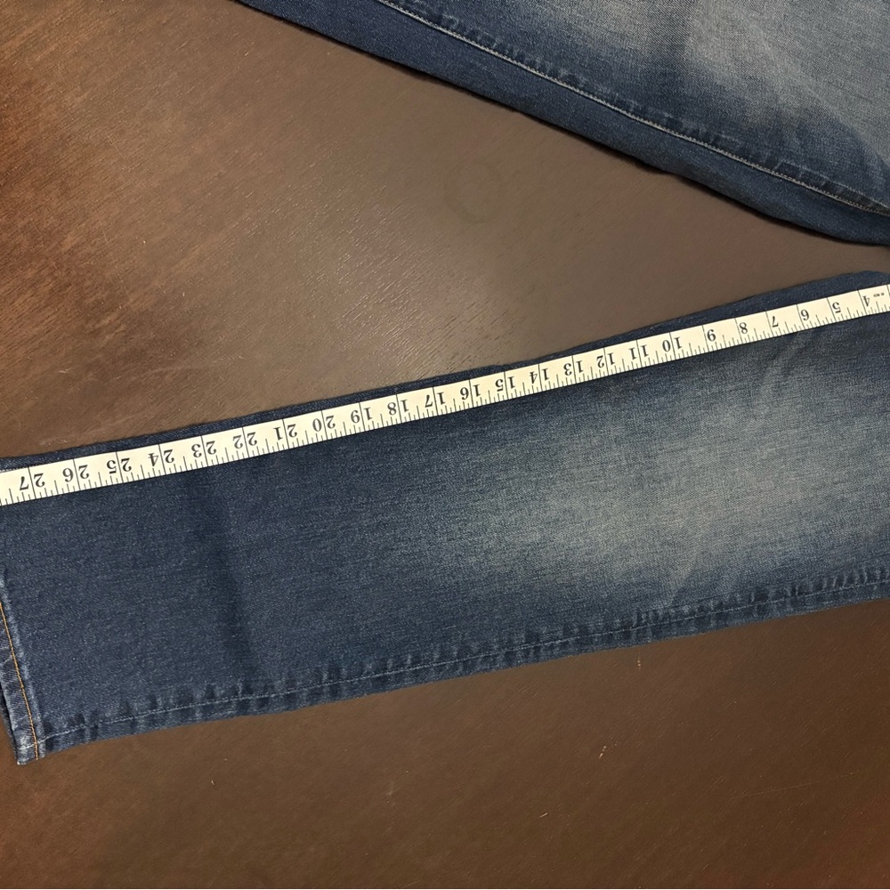 American Eagle Outfitters Men's Dark Blue Straight Jeans - Picture 7 of 8